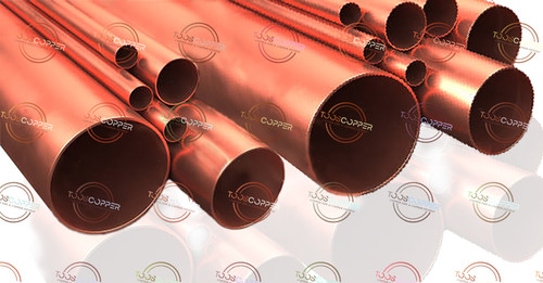 لوله مسی 5/8 اینچ تیپ K با ضخامت جدار 1/2 مخصوص پروژه های بیمارستانی