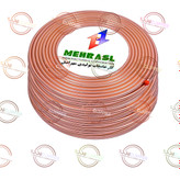 لوله مسی کلاف 5/8 اینچ مهر اصل با ضخامت 0.63 میلیمتر کد 025