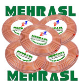 لوله مسی کلاف 3/8 اینچ یا 10 میلیمتر مهر اصل با ضخامت 0.75 میلیمتر