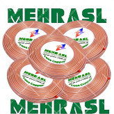 لوله مسی کلاف 1/4 اینچ مهر اصل با ضخامت 0.25 اینچ