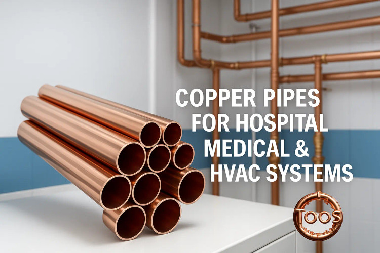 خرید لوله مسی سایز 1.5/8 اینچ تیپ k مناسب گازطبی، تاسیسات ، چیلر و سردخانه