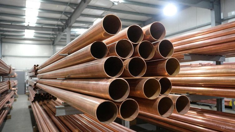 لوله مسی شاخهای 6 متری سایز 1/4-1 ضخامت 1.5 میلیمتر